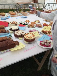 Bakery section at Swinford agricultural show