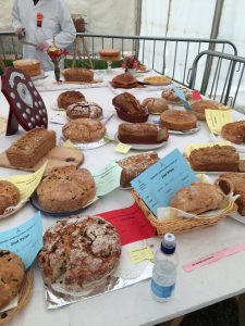 Bakery section at Swinford agricultural show