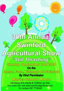 30th annivesary swinford agricultural show poster