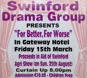 swinford drama group for better for worse play in aid of agri show