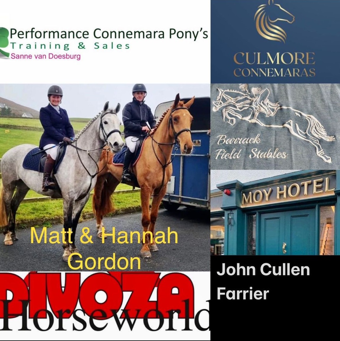 Equine section sponsors