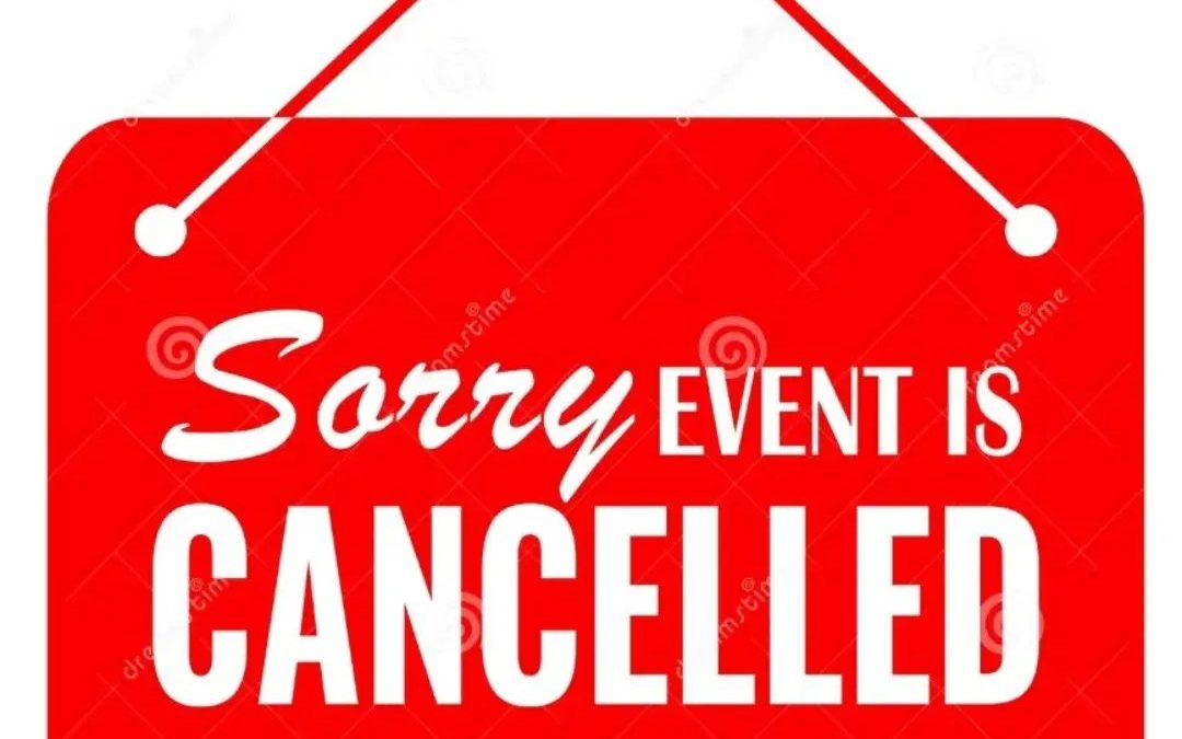 show event cancelled