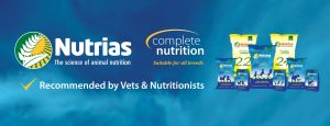 Nutrias dog food banner