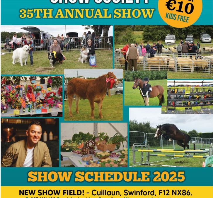 2025 Swinford Agricultural show schedule cover
