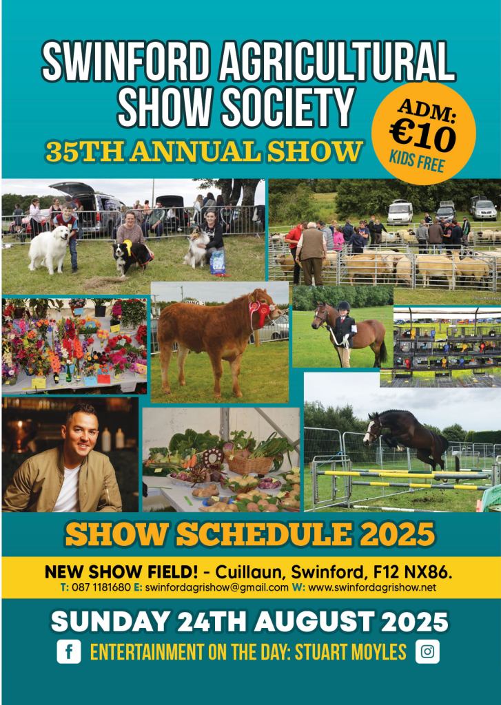 2025 Swinford Agricultural show schedule cover
