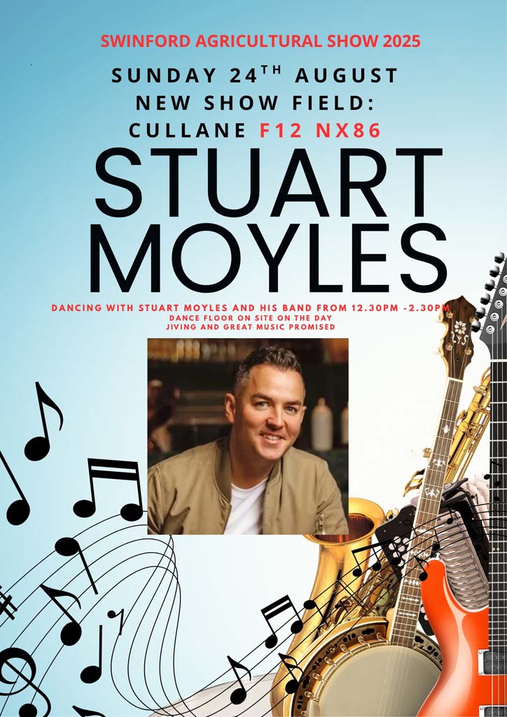 Stuart Moyles poster for Swinford Agricultural show.