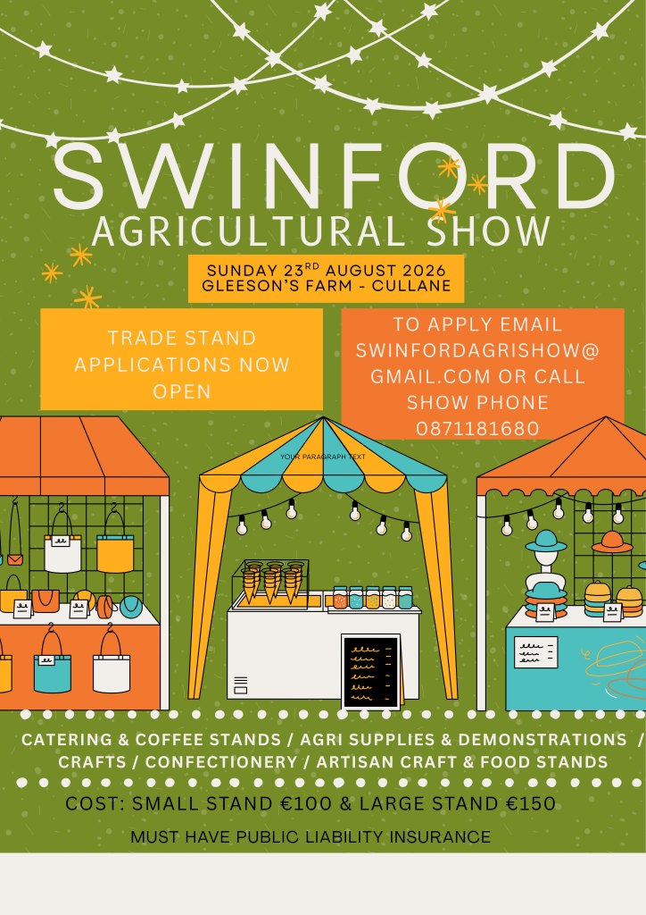 SWINFORD AGRI SHOW TRADE STAND POSTER 2026