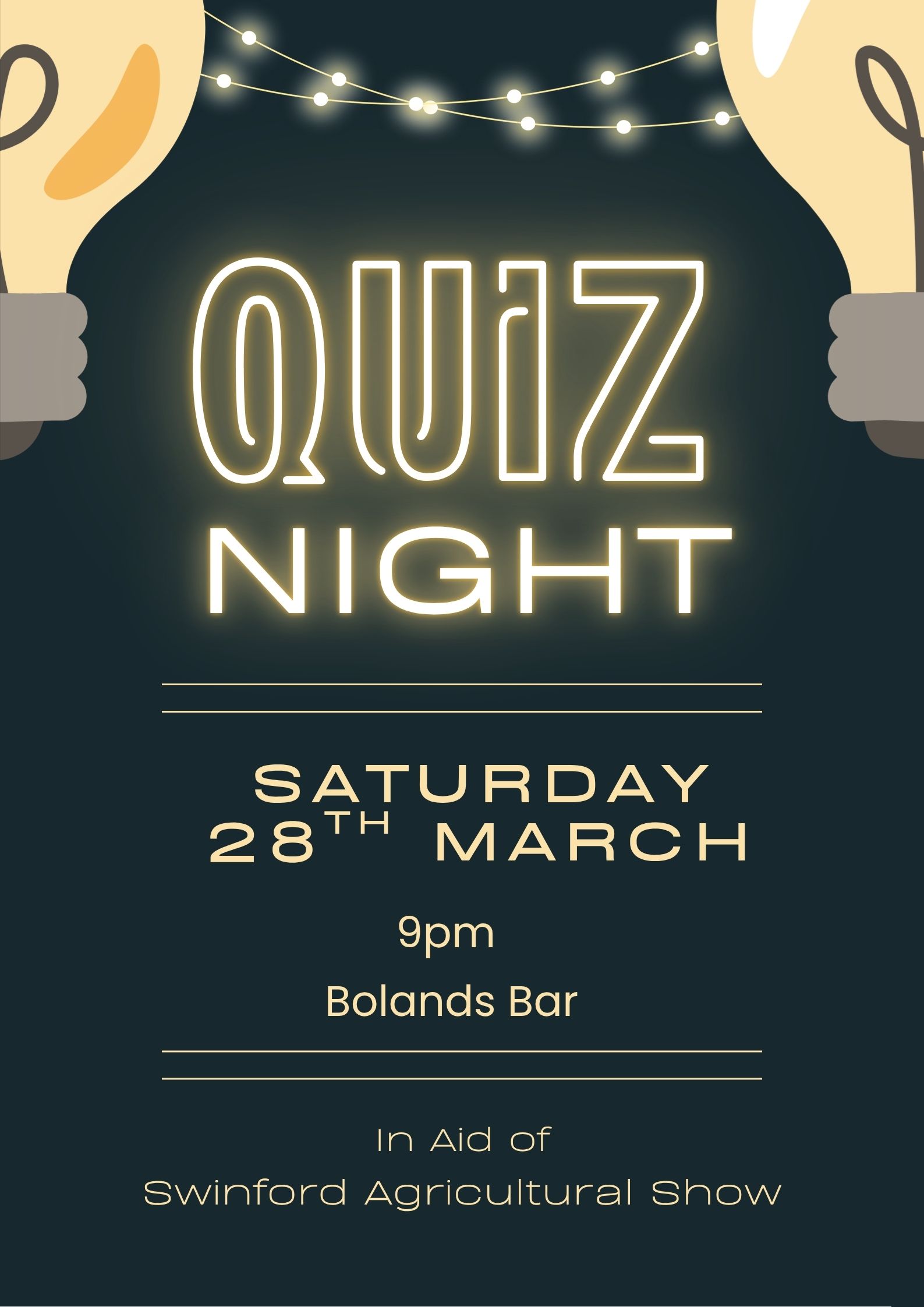 Table Quiz 28th March 2026