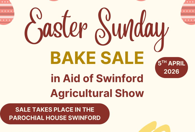 Easter bake sale poster