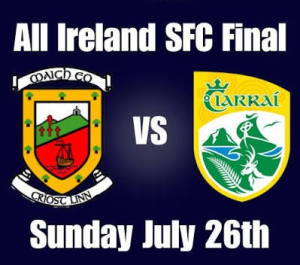 All Ireland final football ticket draw poster